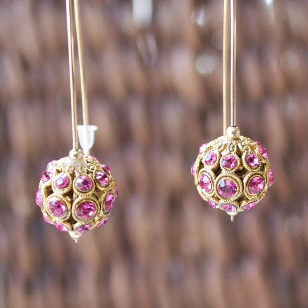Hot Moroccan Night Earrings - Pink - Uni-T