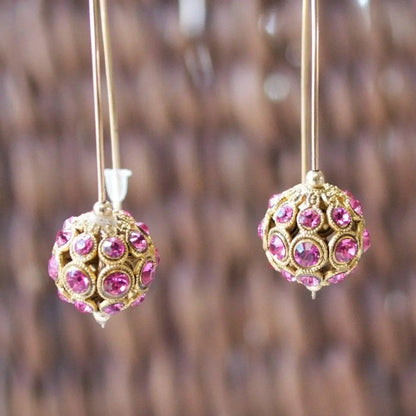 Hot Moroccan Night Earrings - Pink - Uni-T