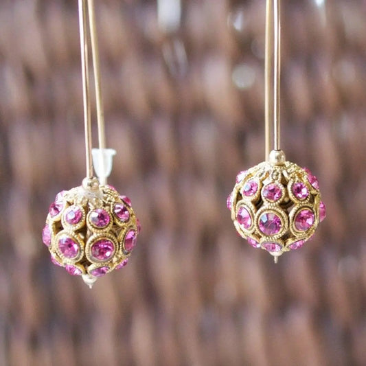 Hot Moroccan Night Earrings - Pink - Uni-T