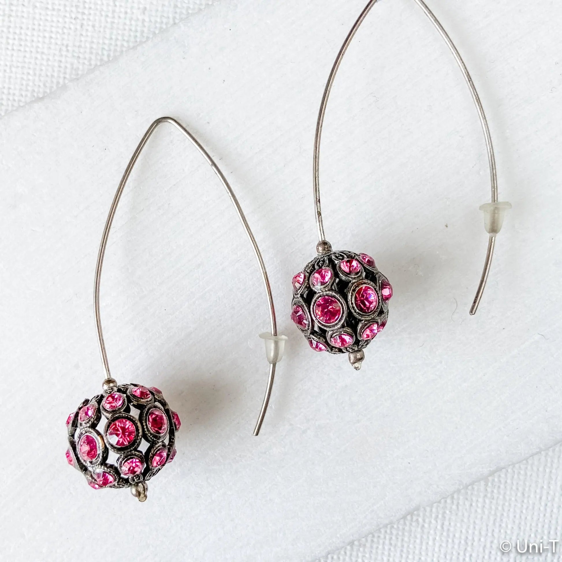 Hot Moroccan Night Earrings - Pink - Uni-T