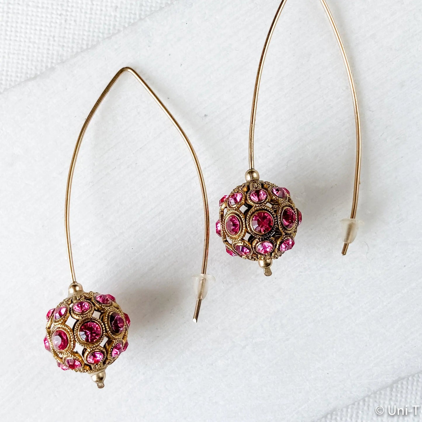 Hot Moroccan Night Earrings - Pink - Uni-T