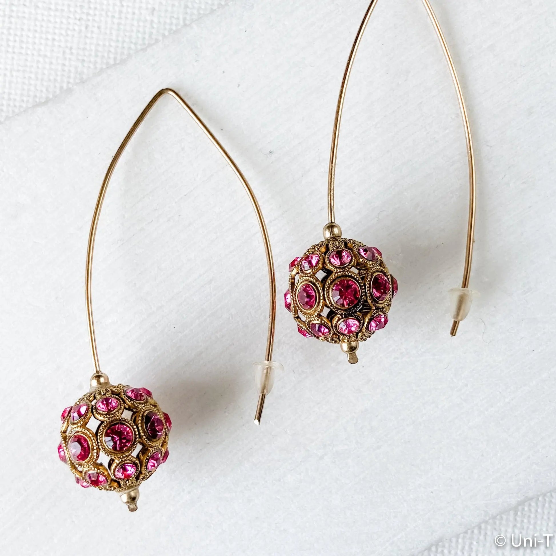 Hot Moroccan Night Earrings - Pink - Uni-T