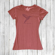 Hummingbird T-shirt for Women - Hum More Uni-T