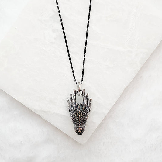 Sterling Dragon Necklace*