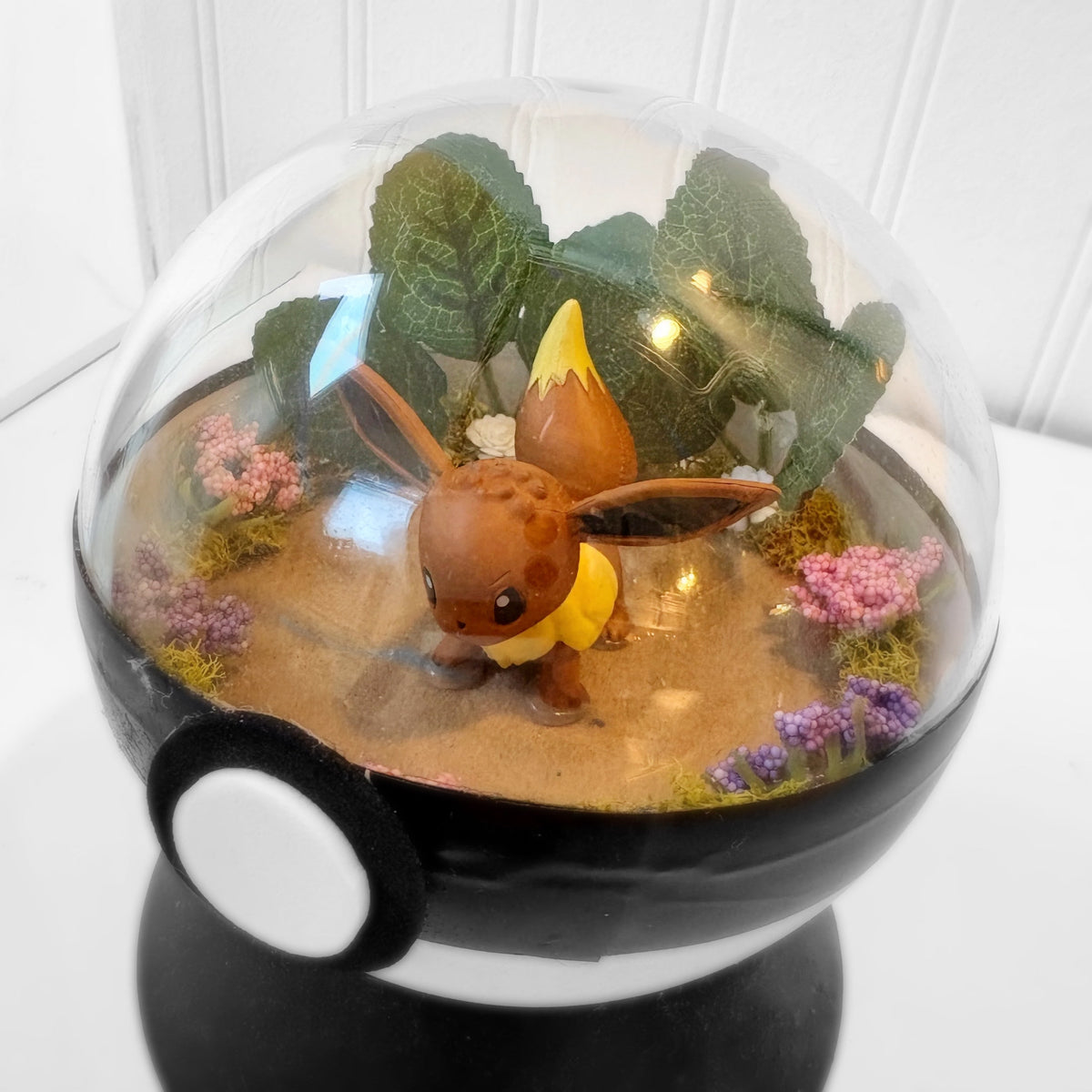 Regular Eevee Pokeball Terrarium