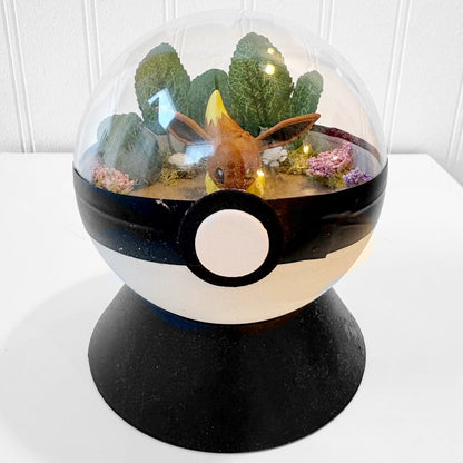 Regular Eevee Pokeball Terrarium