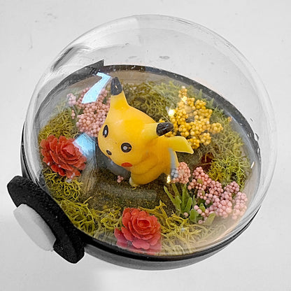 Small Pikachu Pokeball Terrarium
