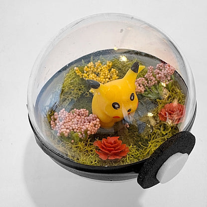Small Pikachu Pokeball Terrarium