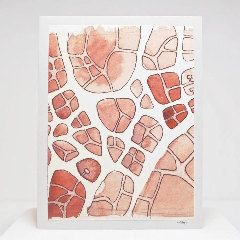 Imaginary Map Greeting Card - Uni-T