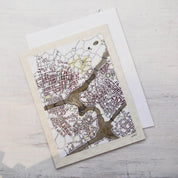 Imaginary Map Greeting Card