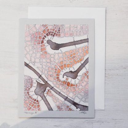 Imaginary Map Greeting Card - Uni-T