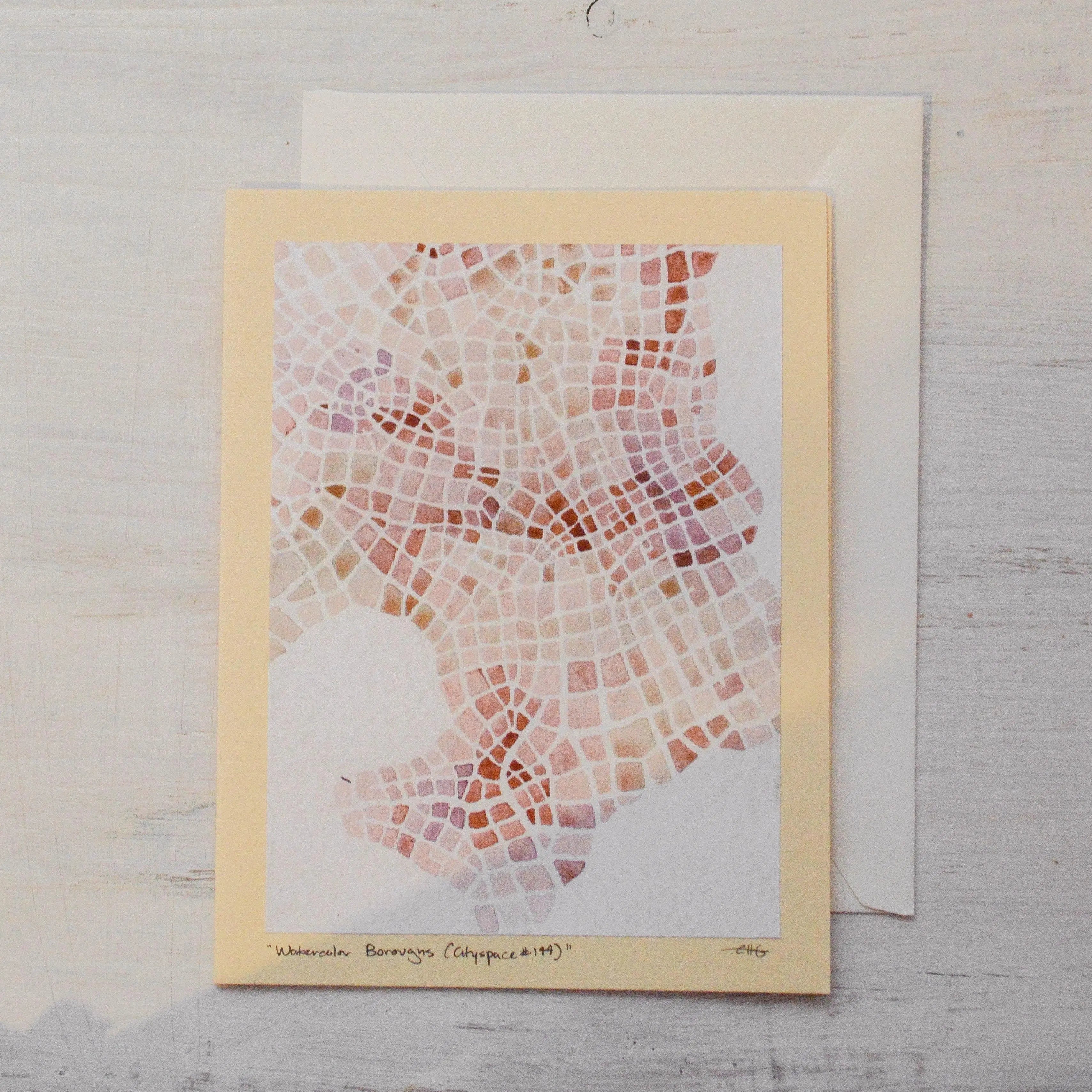 Imaginary Map Greeting Card