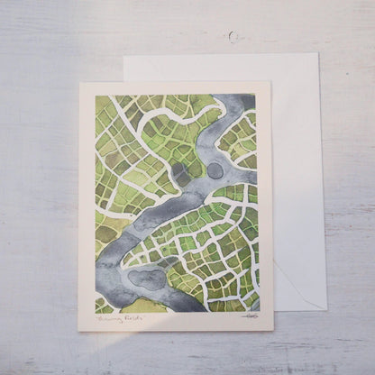 Imaginary Map Greeting Card - Uni-T