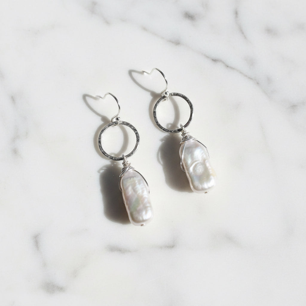 Keshi Pearl Earrings