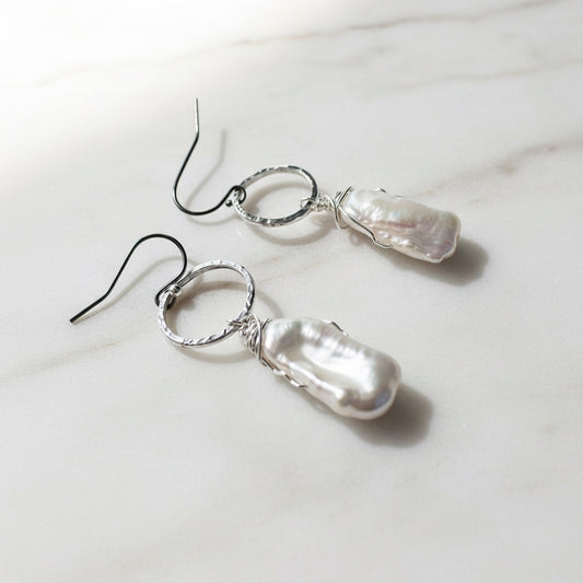 Keshi Pearl Earrings