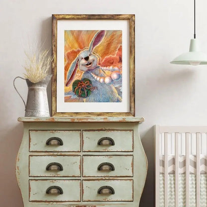 Kids Room Wall Art | Children's Book Illustration | Rabbit Art Print - Uni-T