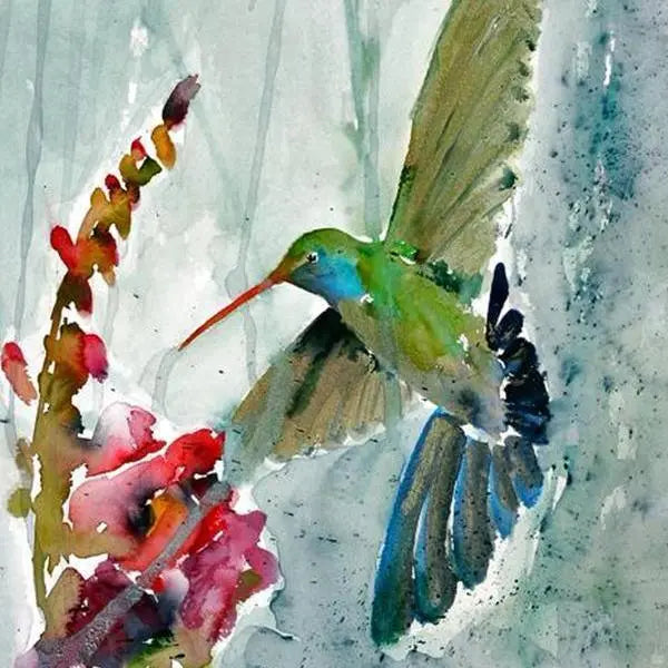 Kolibri and the Snap Dragon - Giclee Print - Uni-T