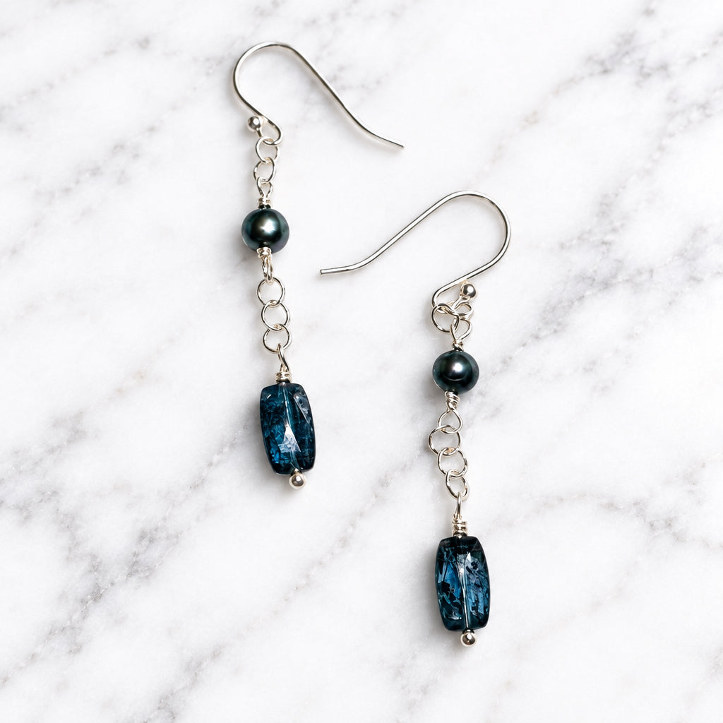 Kyanite teardrop Earrings