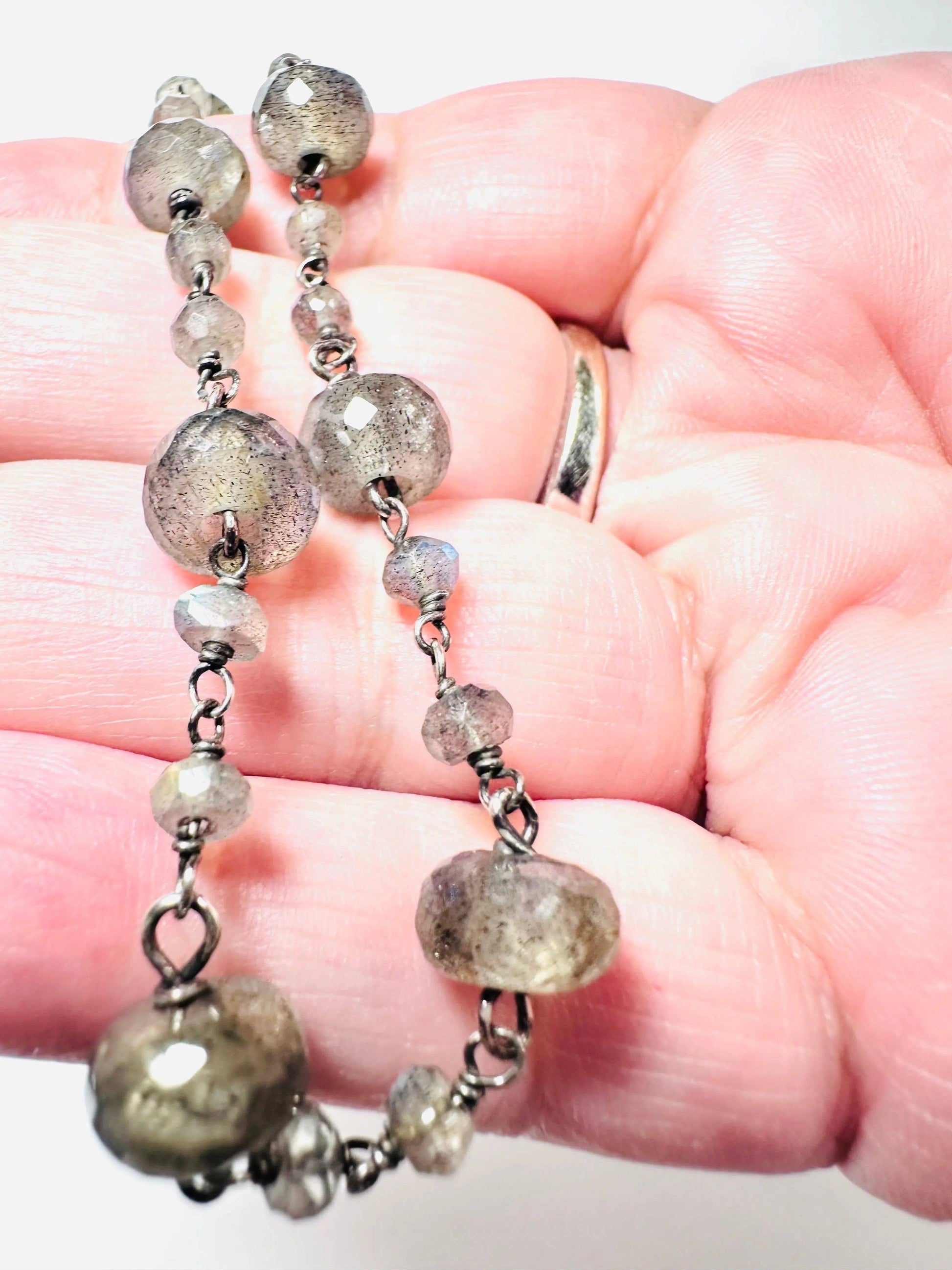 Labradorite Chain Bracelet* Janine Gerade