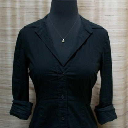 Labradorite Gemstone & Oxidized Silver Necklace - Uni-T