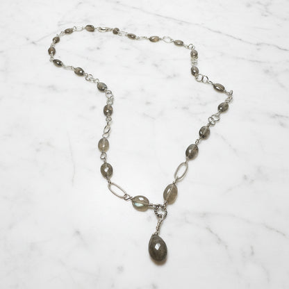 Labradorite Link Chain Necklace