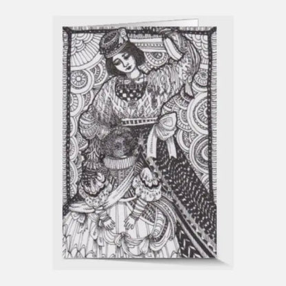 Lady and Child, 4X6 Card - Uni-T