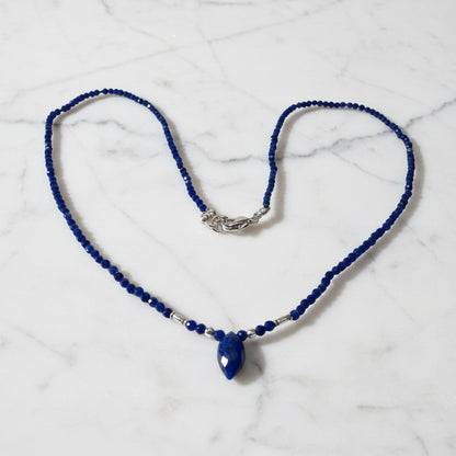 Lapis Beaded Necklace, Gemstone Necklace* Janine Gerade