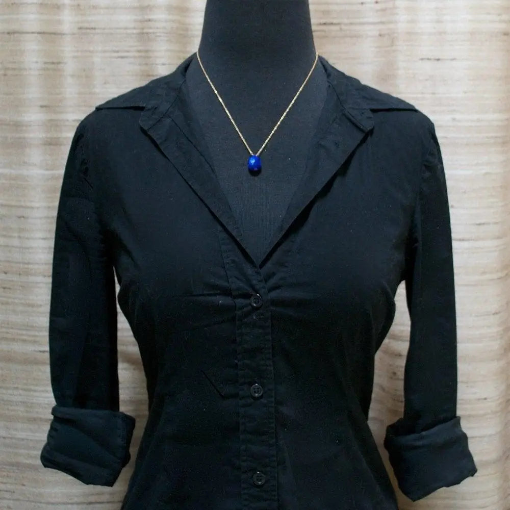 Lapis & Gold Fill Necklace - Uni-T