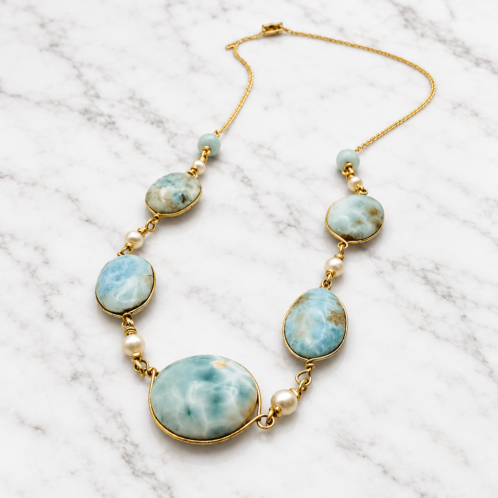 Larimar Necklace