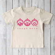 Kids' Laugh More T-shirt - Cheerful and Fun Design