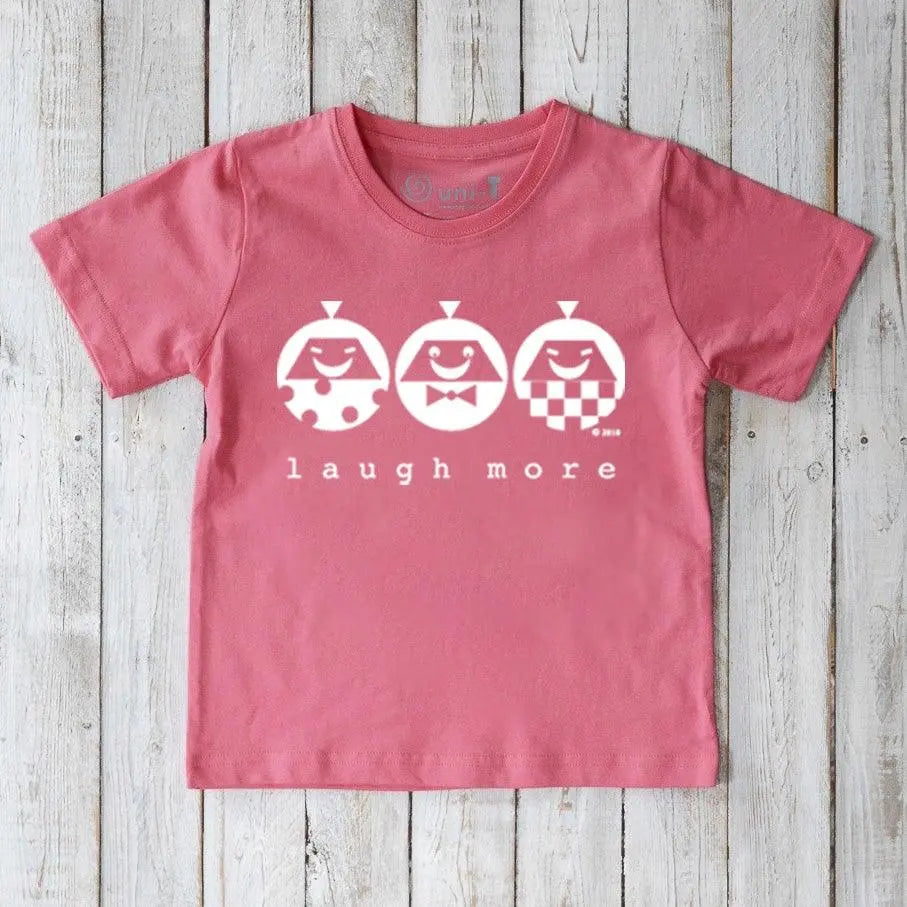 Kids' Laugh More T-shirt - Cheerful and Fun Design