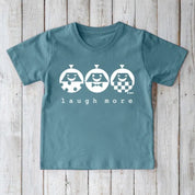 Kids' Laugh More T-shirt - Cheerful and Fun Design