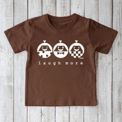 Kids' Laugh More T-shirt - Cheerful and Fun Design