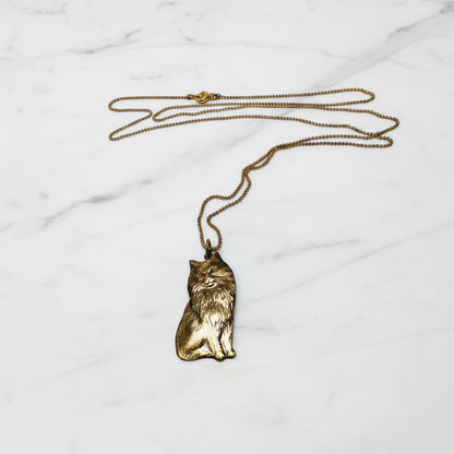 Long Kitty Necklace***