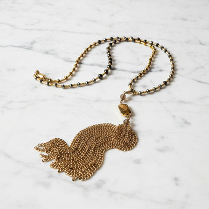 Long Tassel Removable Necklace***