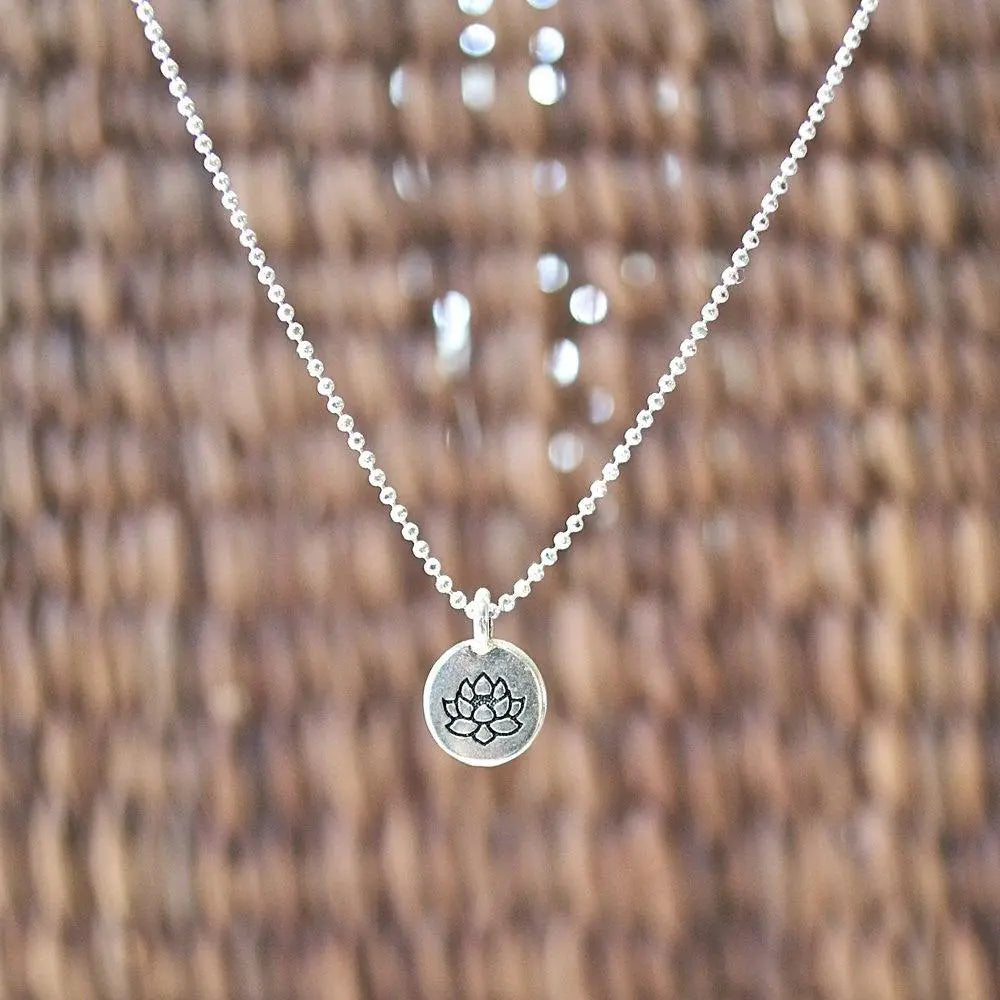 Lotus Charm Necklace - Uni-T