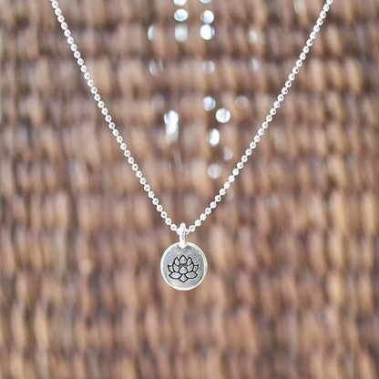 Lotus Charm Necklace - Uni-T