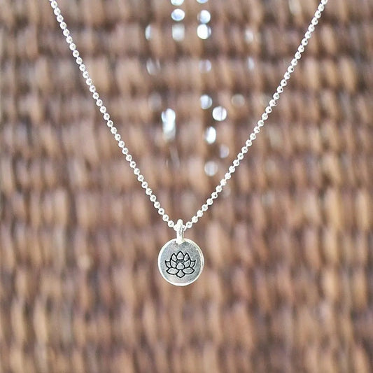 Lotus Charm Necklace - Uni-T