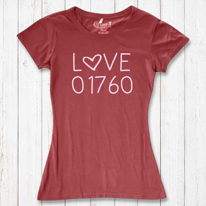 Love 01760 T-shirt for Women Natick Service Council