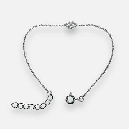 Lucky Clover Silver Chain Bracelet* Janine Gerade