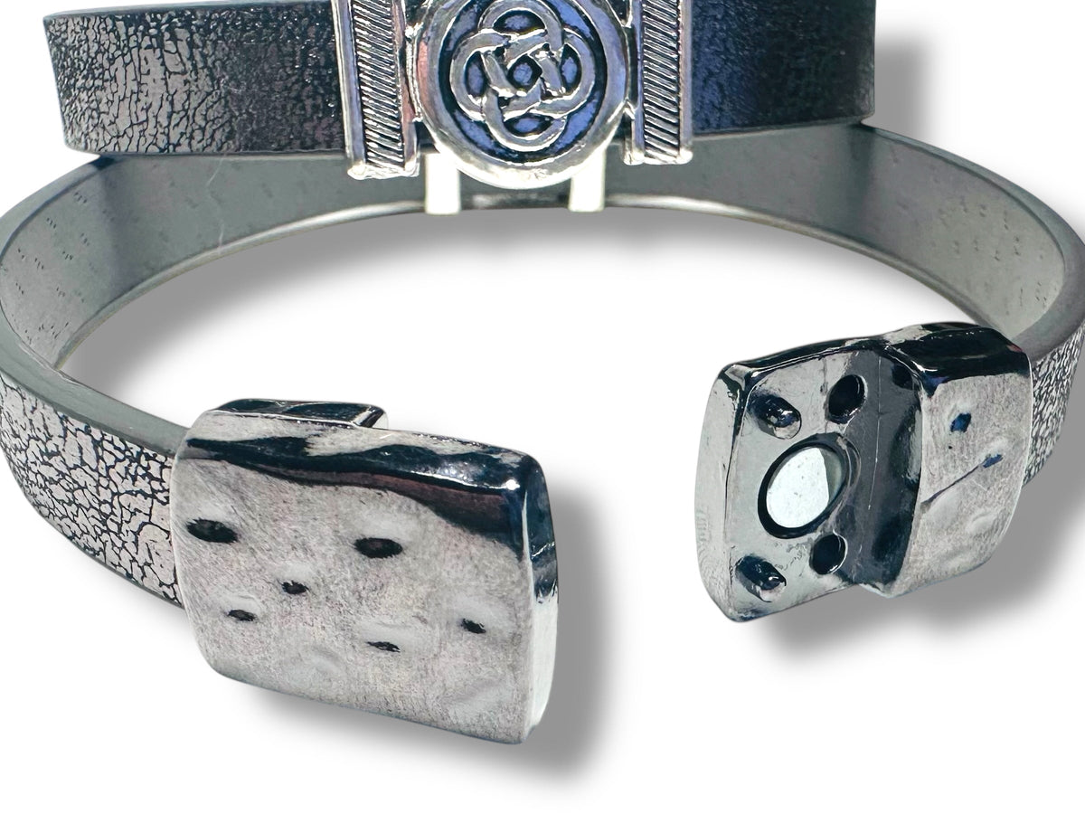 Men’s/Unisex, Leather Magnet Bracelet