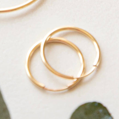 Gold Endless Hoops
