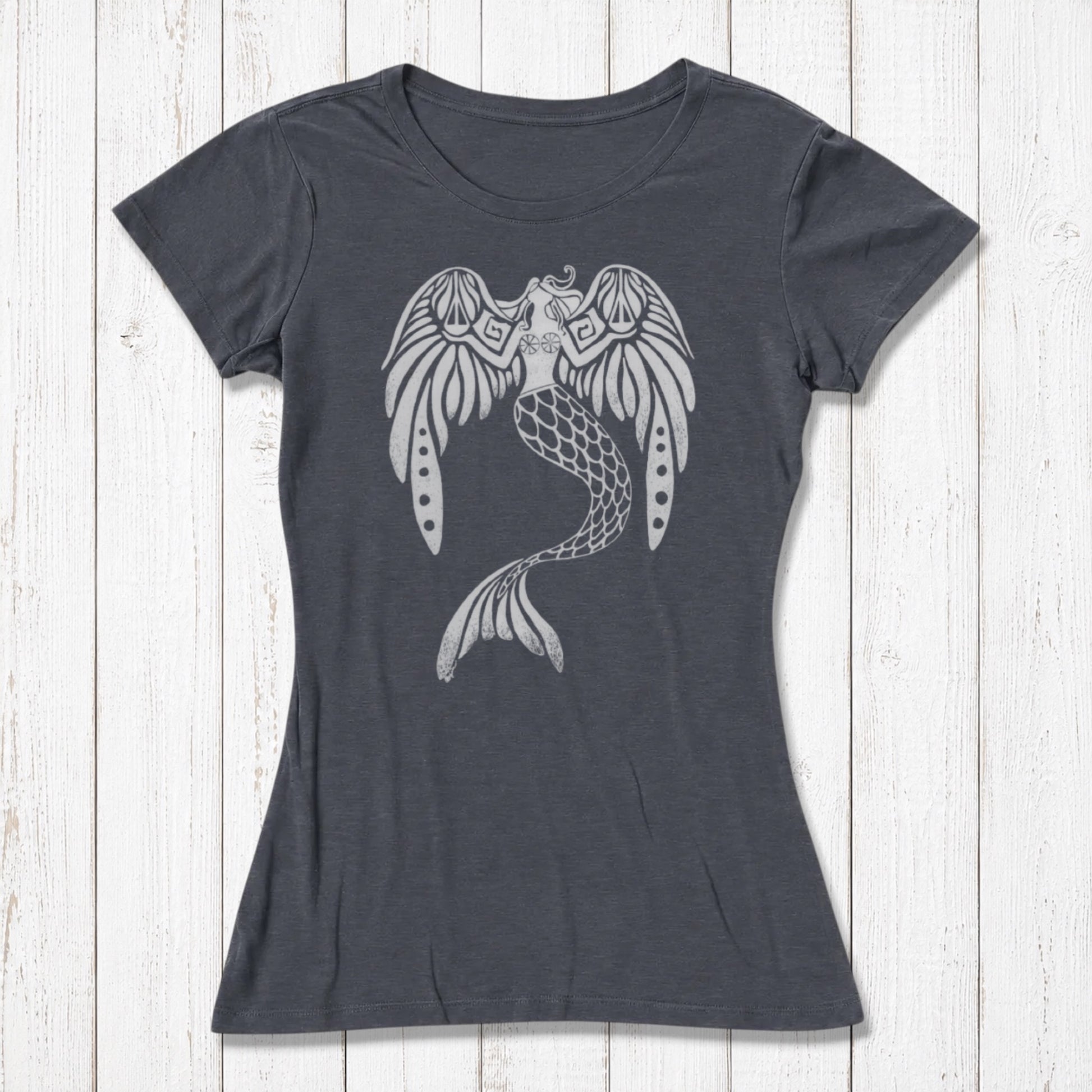 Bamboo Organic Cotton T-shirt Women navy.png