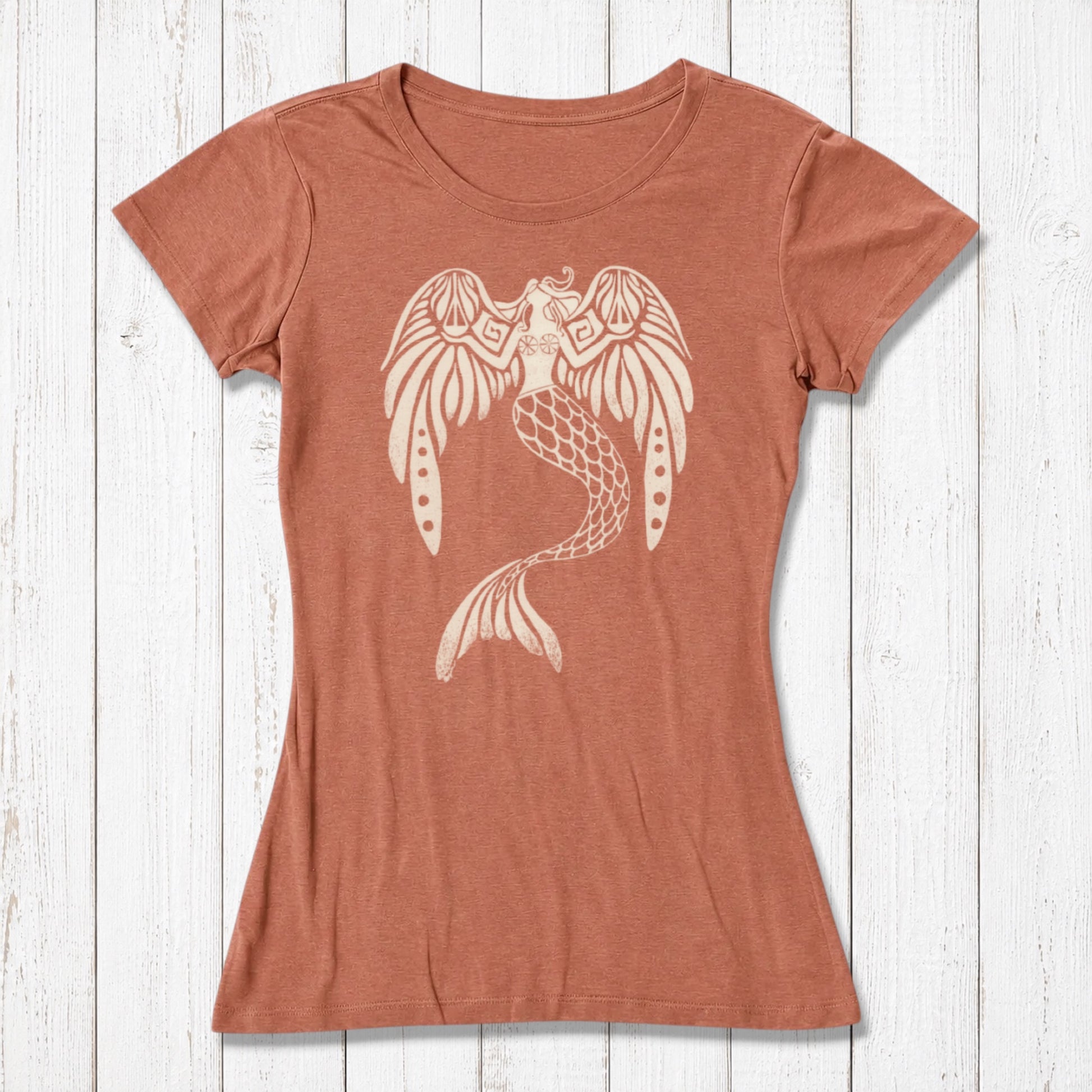 Bamboo Organic Cotton T-shirt Women terracotta.png