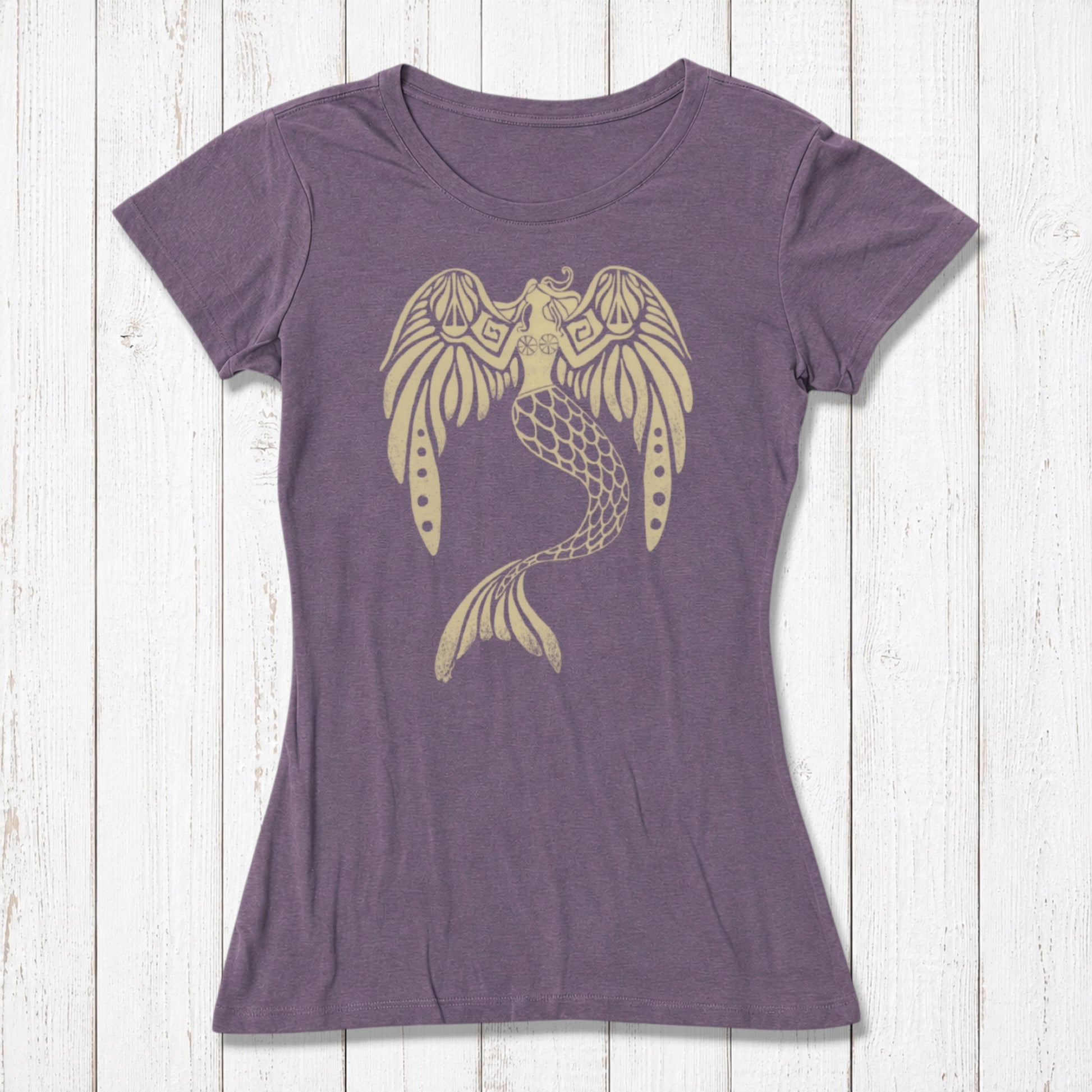 Bamboo Organic Cotton T-shirt Women purple.png