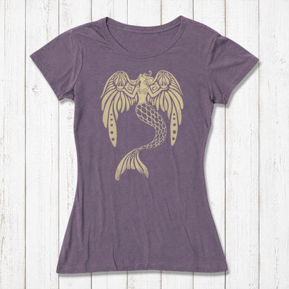 Bamboo Organic Cotton T-shirt Women purple.png