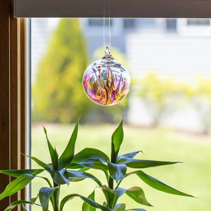 Mini Wish 3" Colorful Hanging Ornament Luke Adams Glass