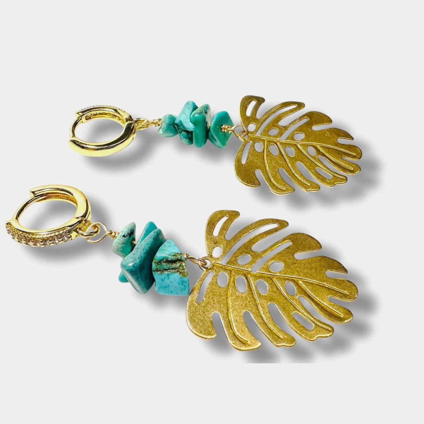 Monstera Leaf Earrings*