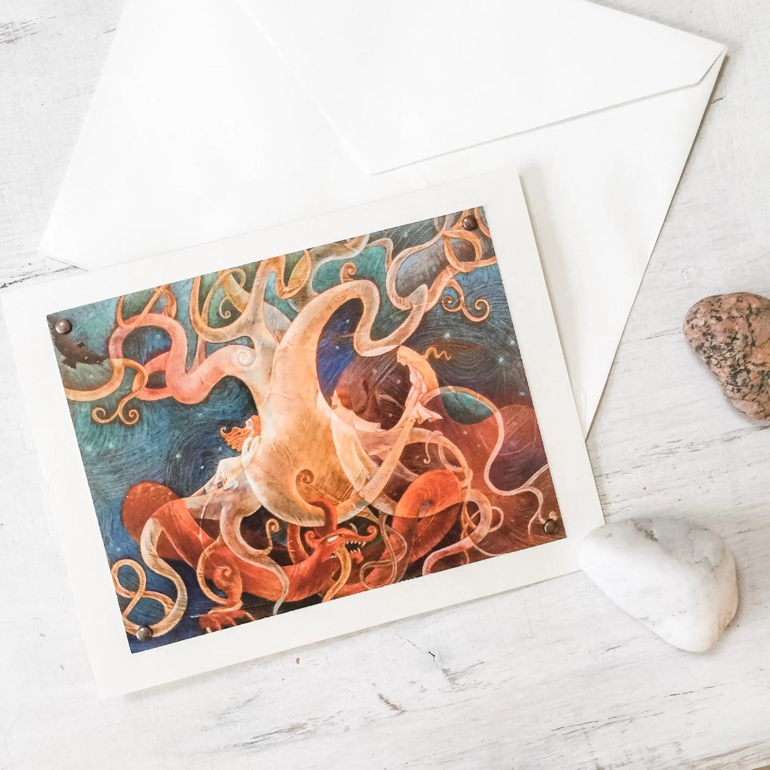 Norse Dragon, greeting Card - Uni-T