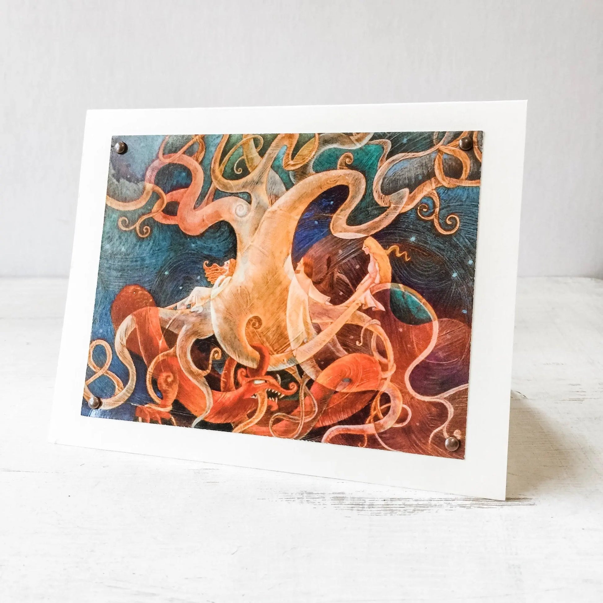 Norse Dragon, greeting Card - Uni-T